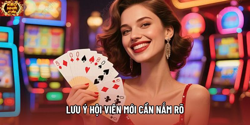 Lưu ý hội viên mới cần nắm rõ
